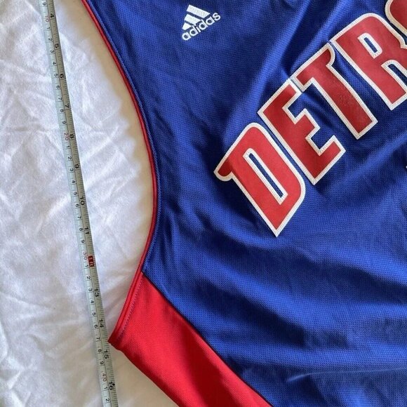 DETROIT PISTONS Adidas BRANDON KNIGHT #7 Blue Jersey NBA Men’s Sz 2XL SIGNED NWT - Picture 6 of 15